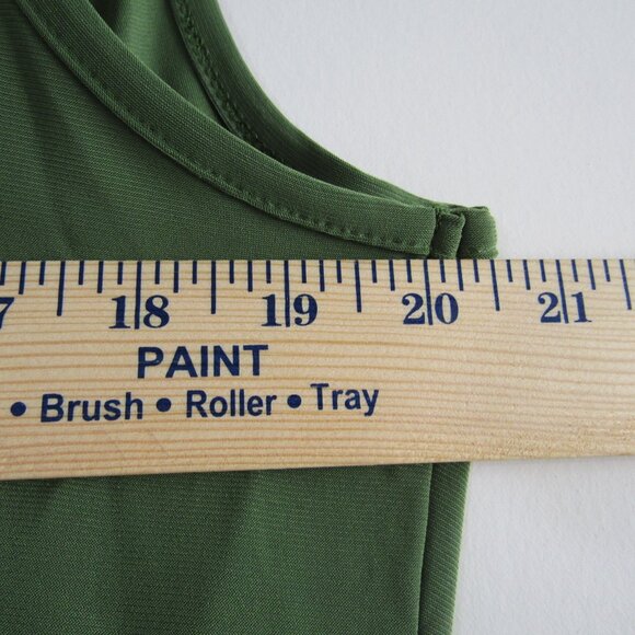 Sami & Jo Women's Cowl Neck Tank Top Set of 2 Green Orange 1X Business Casual - Picture 13 of 16